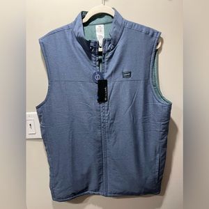 Travis Mathew clear cut men’s reversible vest. Size L.